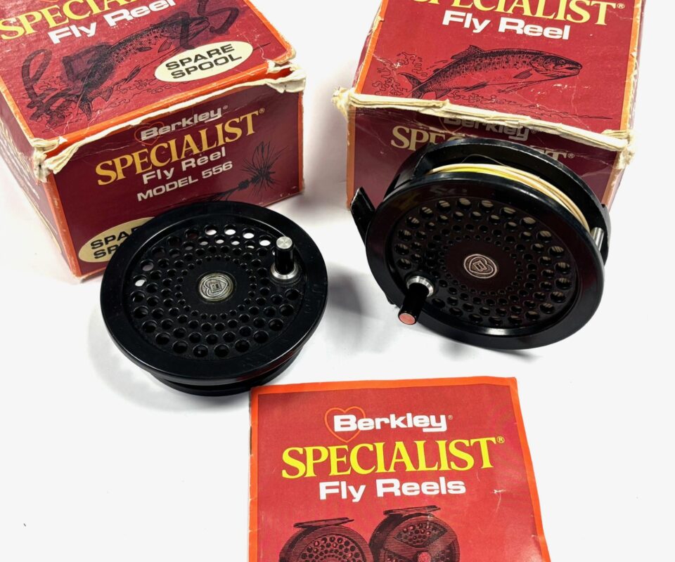   Berkley 556 Trout Fly Reel With Spare Spool & Boxes