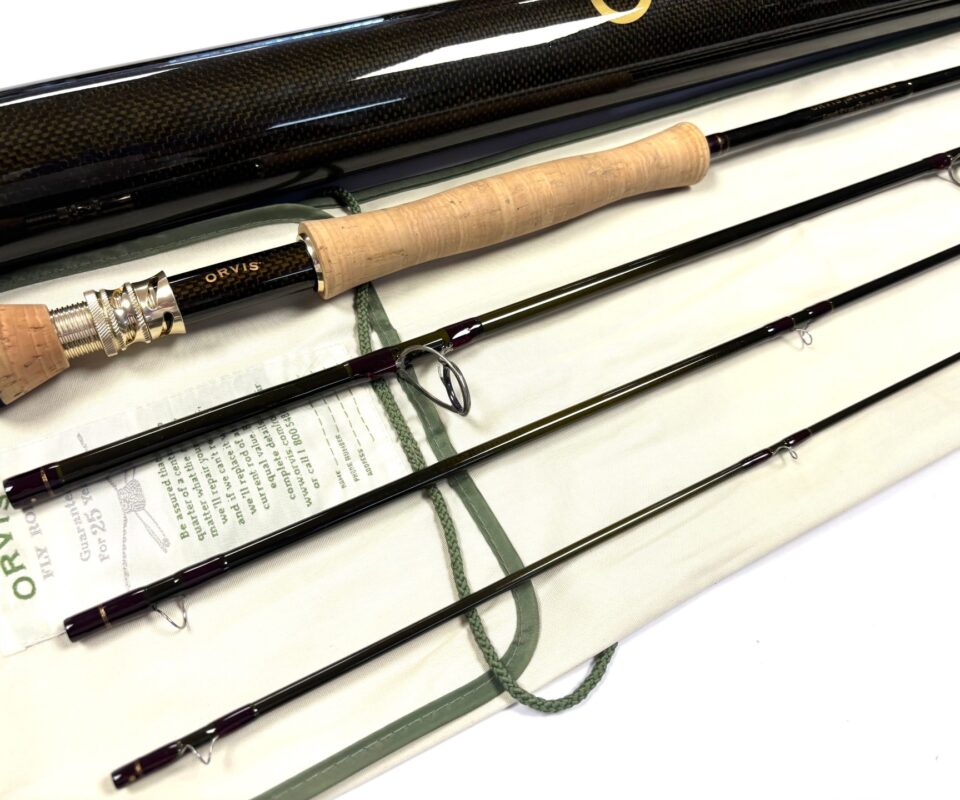   Orvis ZG Helios Tip Flex 9' Line #8 Trout Fly Rod With Bag And Tube MINT