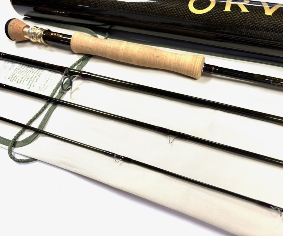   Orvis ZG Helios Tip Flex 9' Line #8 Trout Fly Rod With Bag And Tube MINT