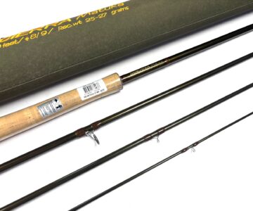   Scierra Matuka 12’ 9” 4 Piece Graphite Salmon Switch Fly Rod Line #8/9 MINT