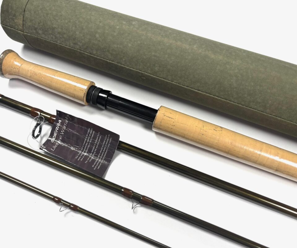   Scierra Matuka 12’ 9” 4 Piece Graphite Salmon Switch Fly Rod Line #8/9 MINT