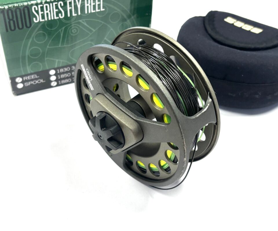   Sage 1880 Series 4″ Salmon Fly Fishing Reel With Pouch & Box