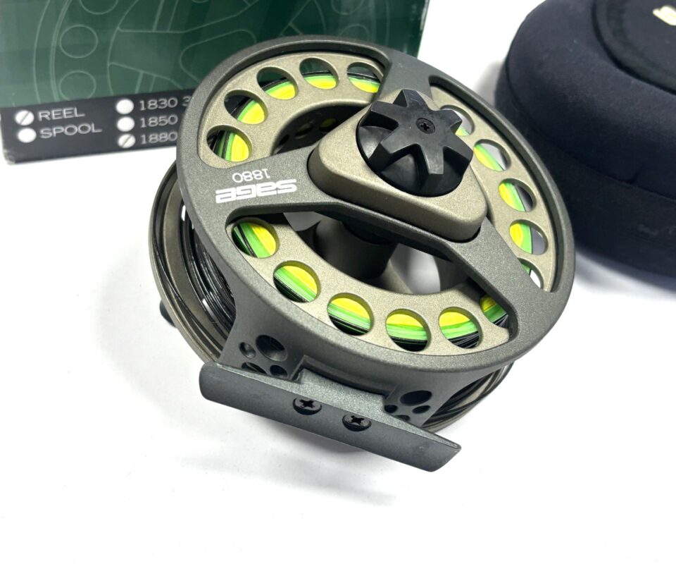   Sage 1880 Series 4″ Salmon Fly Fishing Reel With Pouch & Box