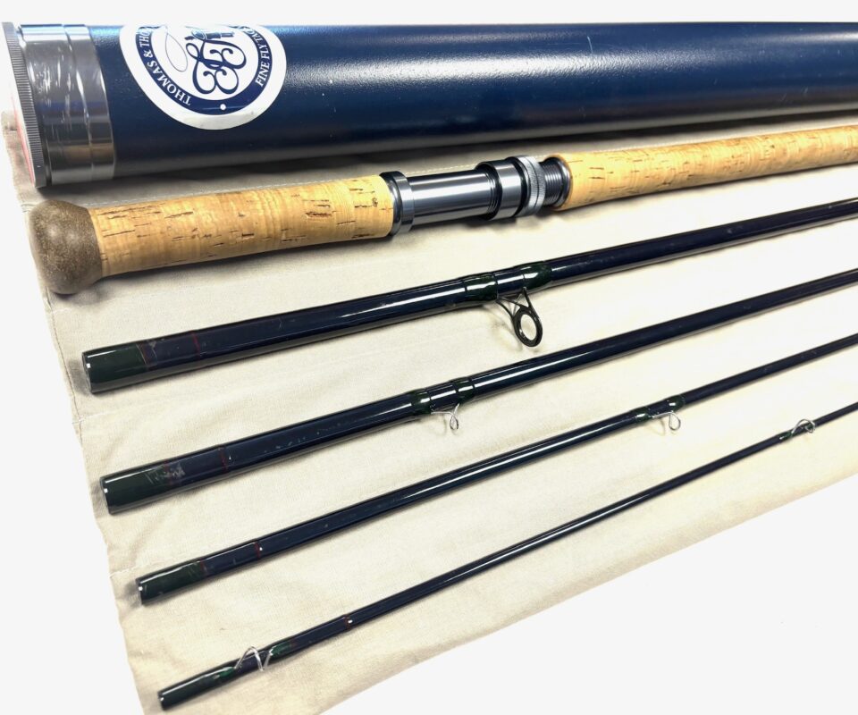   Thomas and Thomas DH 15′ Salmon Spey Fly Rod 5 Piece Line #10 With Bag & Tube