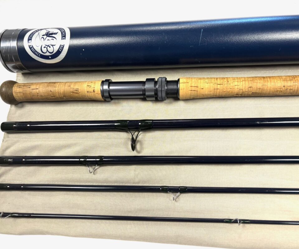   Thomas and Thomas DH 15′ Salmon Spey Fly Rod 5 Piece Line #10 With Bag & Tube