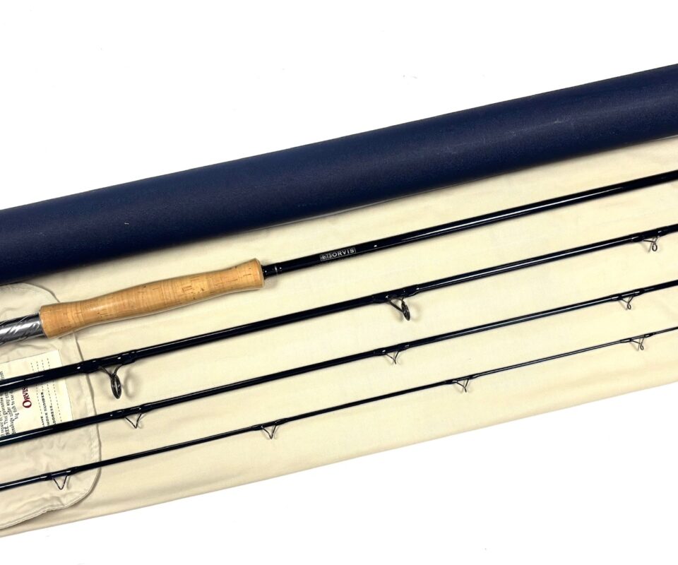   Orvis T3 9' 4 piece graphite travel trout fly rod #11  bag & alloy tube, salt or freshwater 6 1/8oz MINT