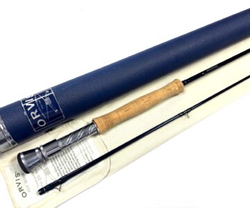   Orvis T3 9′ 2 Piece graphite travel fly rod #10 bag & alloy tube, salt or freshwater Fine