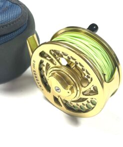   Orvis Hydros II 3.5″ Large Arbor Gold Fly Reel With Pouch