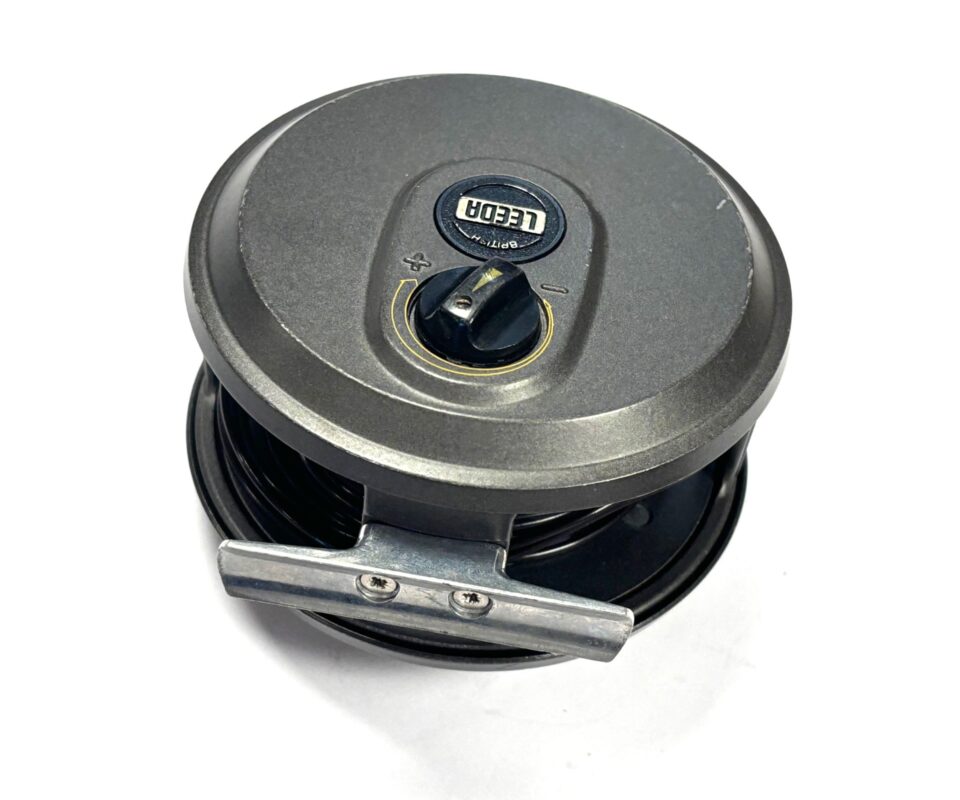   British Fly Reels Magnum 200D disc drag salmon fly reel, with two spare spools & lines