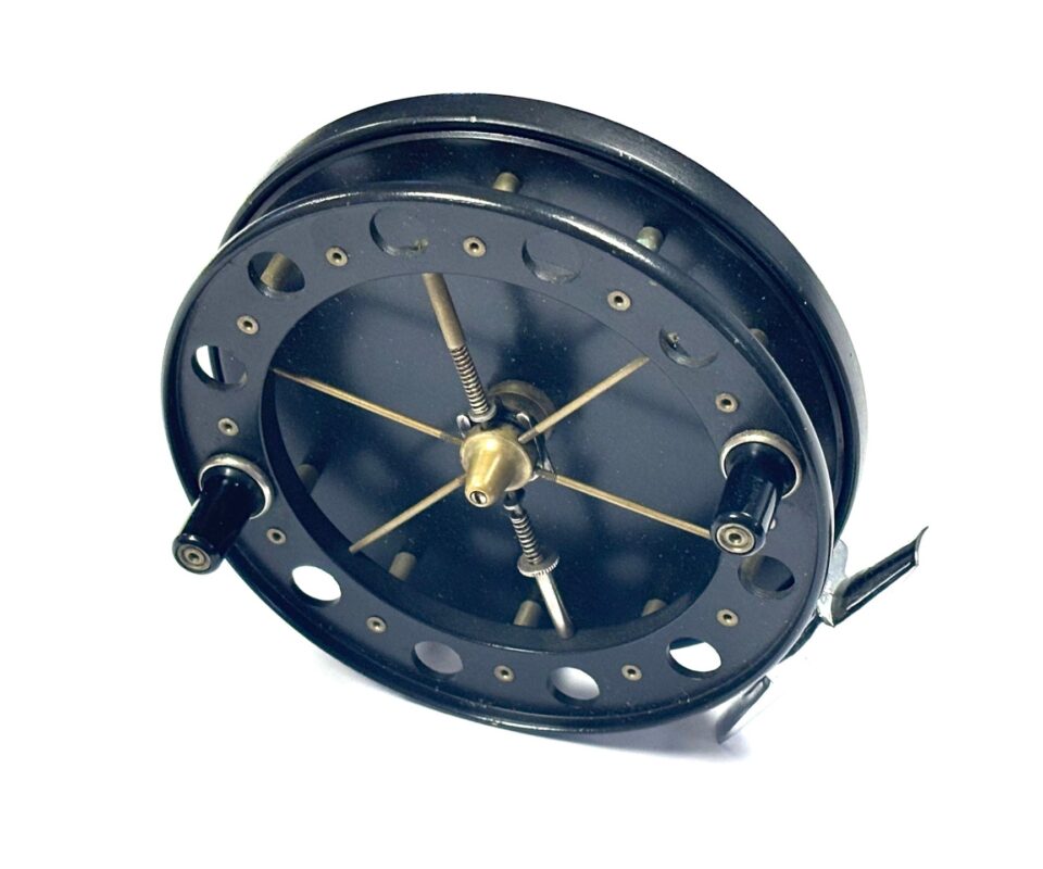   Fred Crouch Aerial 4.5″ Black Centrepin Fishing Reel