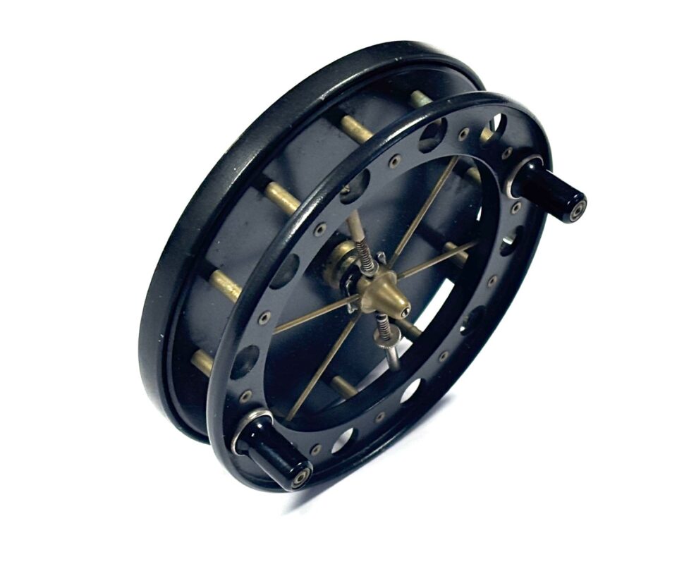   Fred Crouch Aerial 4.5″ Black Centrepin Fishing Reel