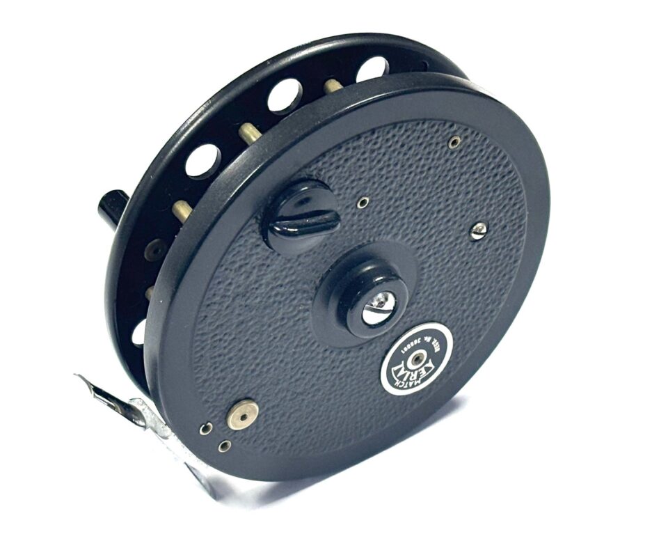   Fred Crouch Aerial 4.5″ Black Centrepin Fishing Reel