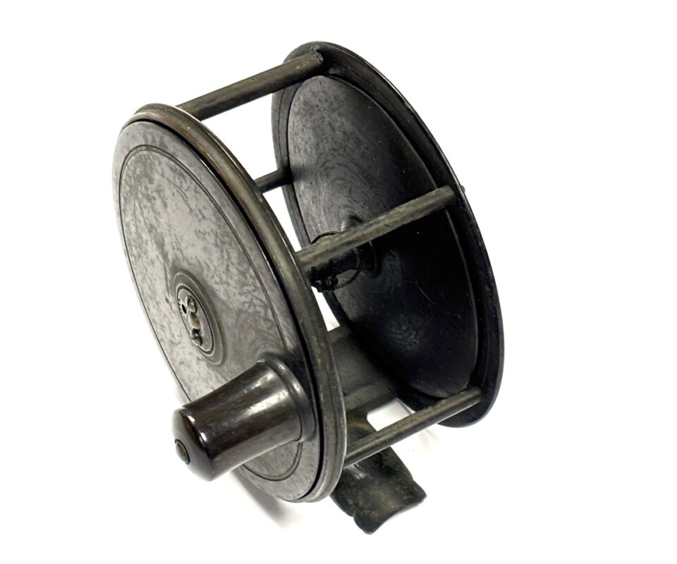   Farlow 4″ Brass Patent Lever Fly Reel