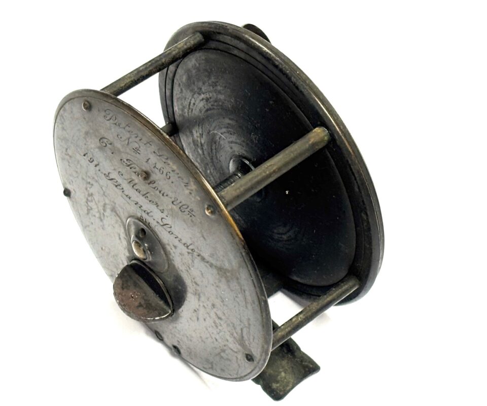   Farlow 4″ Brass Patent Lever Fly Reel