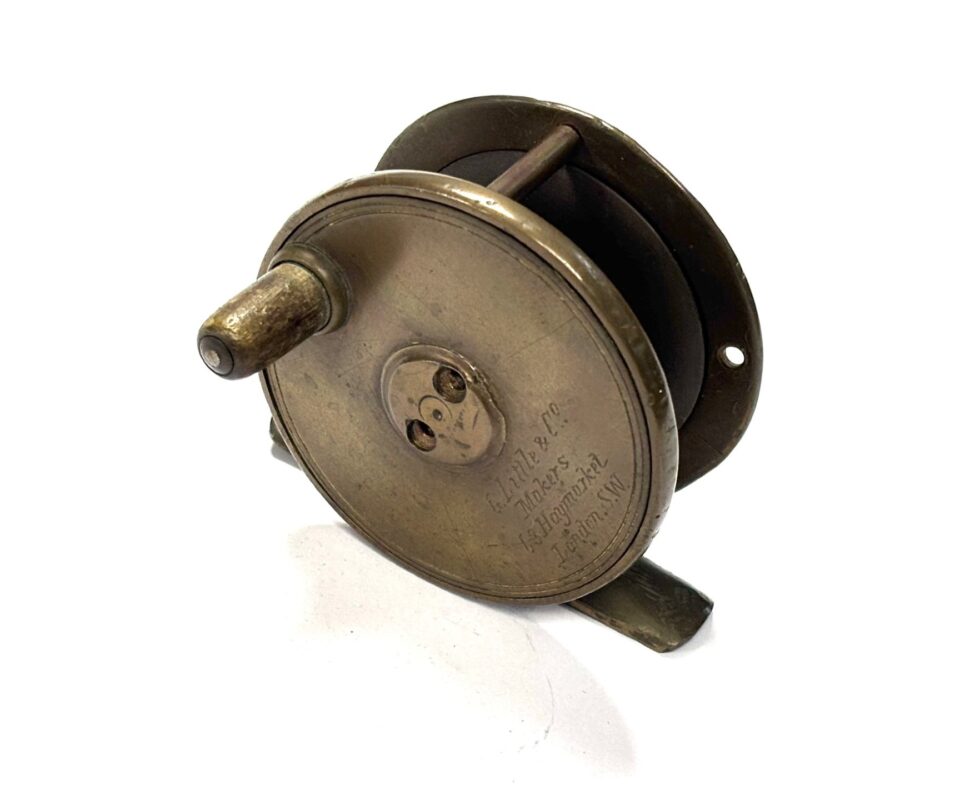   G Little & Co Makers 2.5" Brass Fishing Reel For Restoration