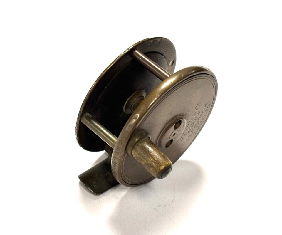   G Little & Co Makers 2.5" Brass Fishing Reel For Restoration