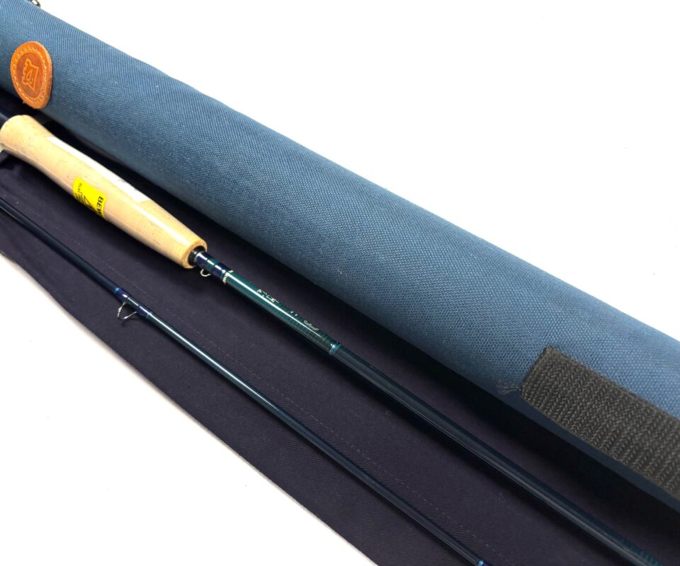   Hardy Elite 8’6″ 2 piece carbon fly rod #5, new with tags, bag and tube