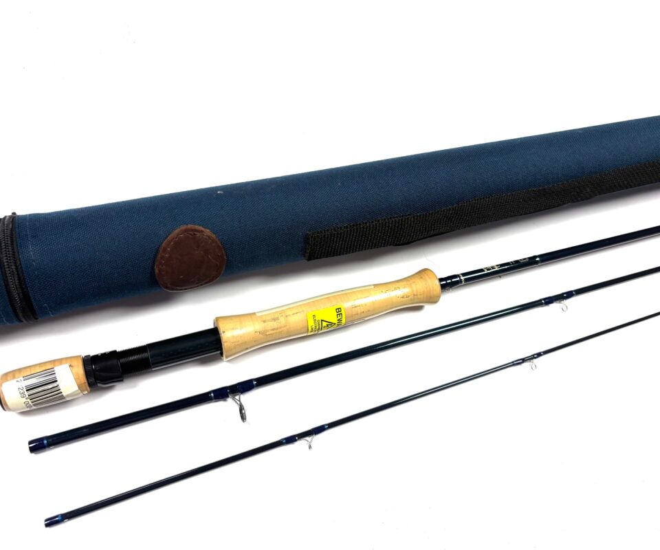   Hardy Elite 9′ Three Piece Line #7 Trout Fly Rod With Bag And Case Superb