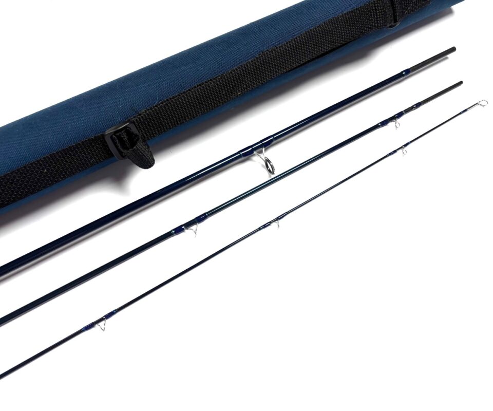   Hardy Elite 9′ Three Piece Line #7 Trout Fly Rod With Bag And Case Superb