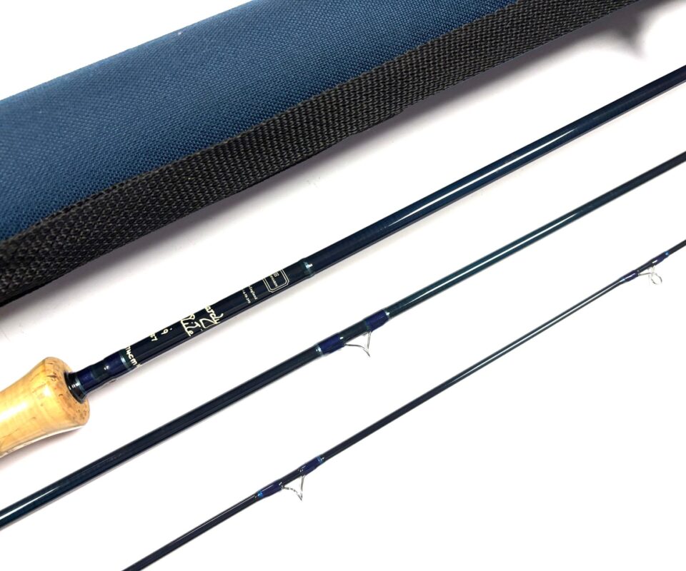   Hardy Elite 9′ Three Piece Line #7 Trout Fly Rod With Bag And Case Superb