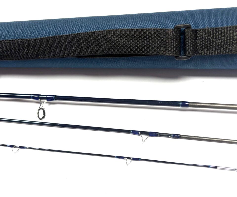   Hardy Elite 9′ Three Piece Line #7 Trout Fly Rod With Bag And Case Superb