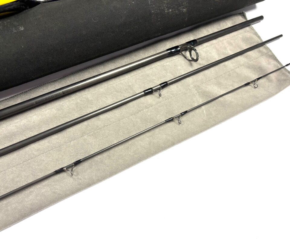   G Loomis GLX 9′ line #12 four piece trout fly rod with bag and case