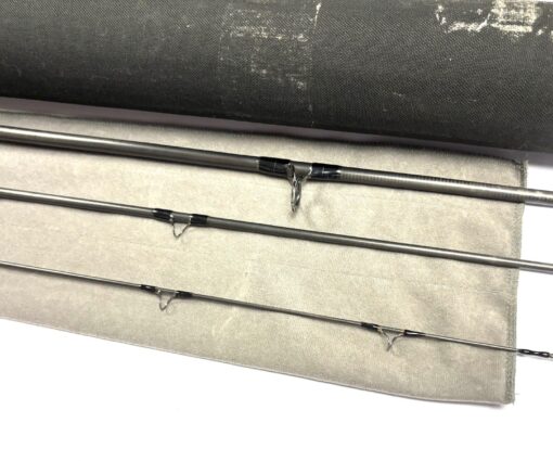   G Loomis GLX 9′ line #12 four piece trout fly rod with bag and case