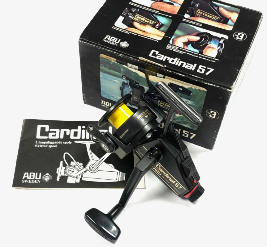 Abu Cardinal Sweden 57 fixed spool spinning reel plus spare spool