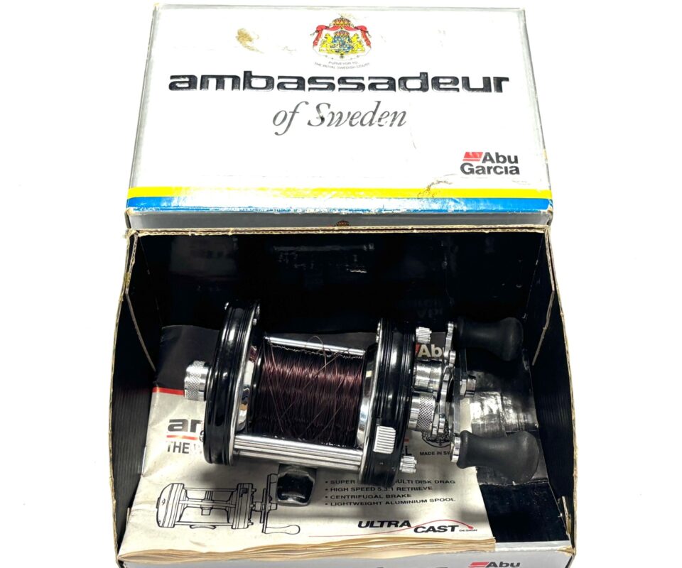   Abu Ambassadeur 6500 CT  Rocket Multiplier reel with box