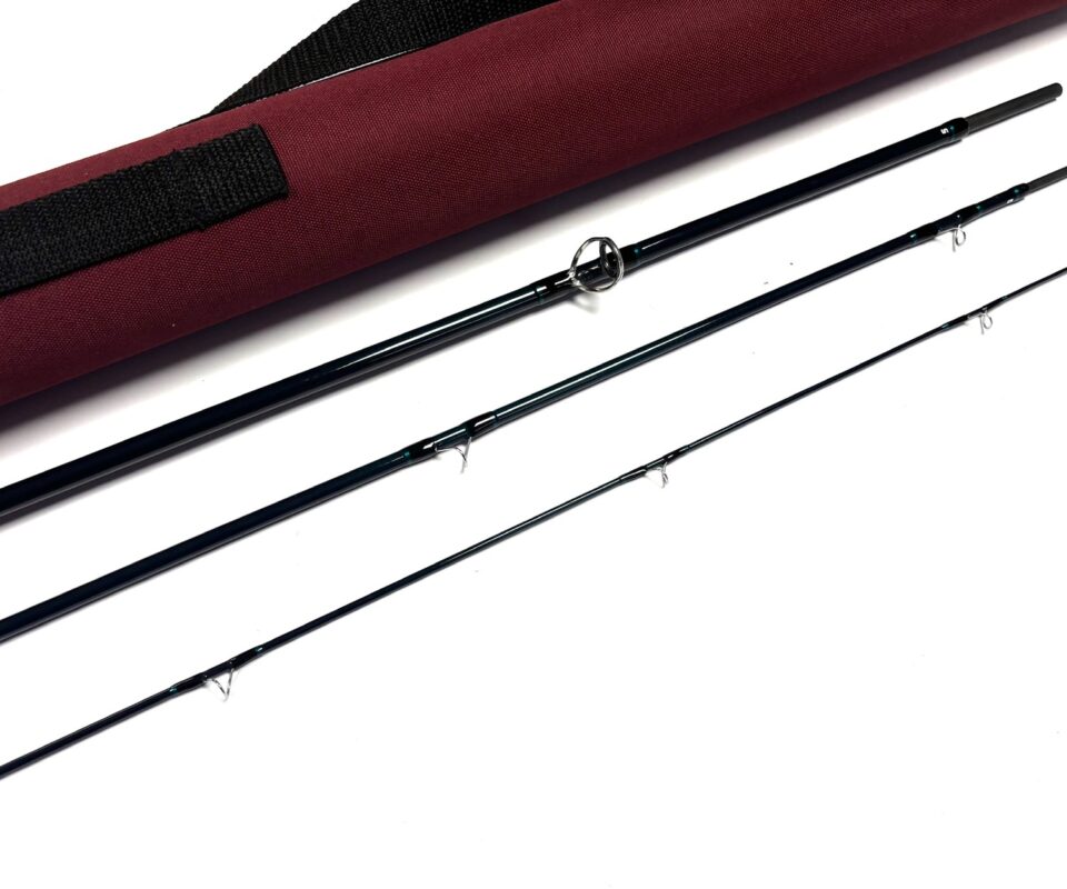   Hardy Perfection Stillwater 9’ 3 piece trout fly rod #6 with bag & tube