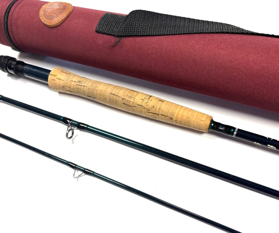   Hardy Perfection Stillwater 9’ 3 piece trout fly rod #6 with bag & tube