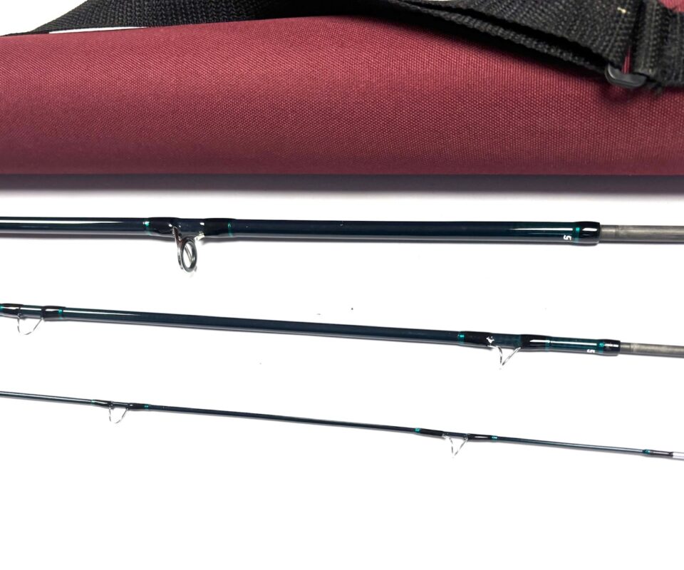   Hardy Perfection Stillwater 9’ 3 piece trout fly rod #6 with bag & tube