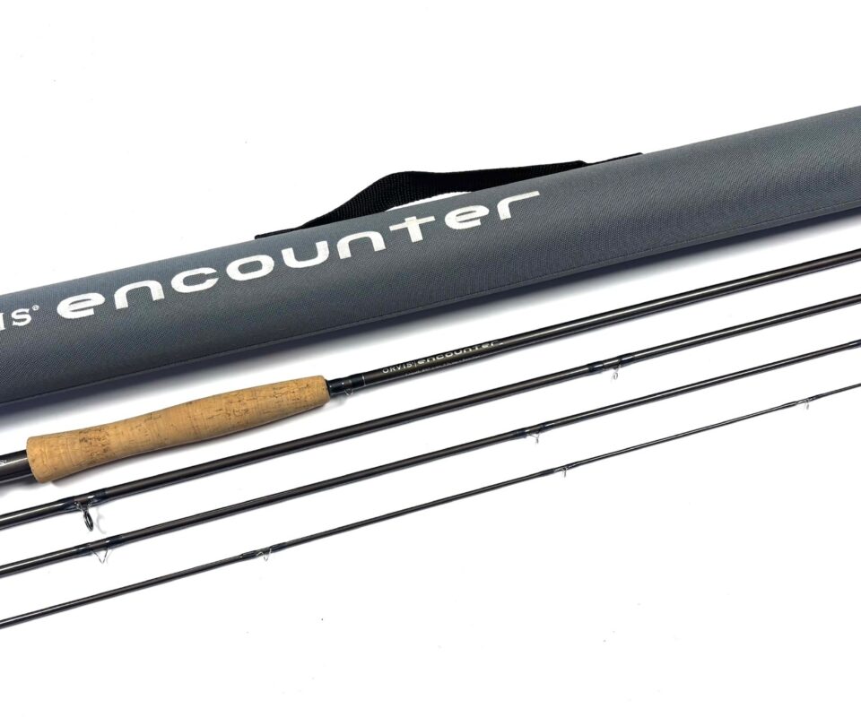   Orvis Encounter 8’ 6″ Line #5 Four Piece Carbon Trout Fly Rod Super Condition