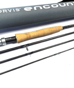   Orvis Encounter 8’ 6″ Line #5 Four Piece Carbon Trout Fly Rod Super Condition