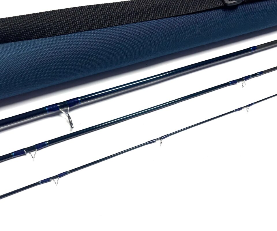   Hardy Elite 10′ 3 piece carbon fly rod #6 with bag & tube