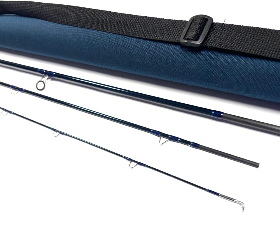   Hardy Elite 10′ 3 piece carbon fly rod #6 with bag & tube