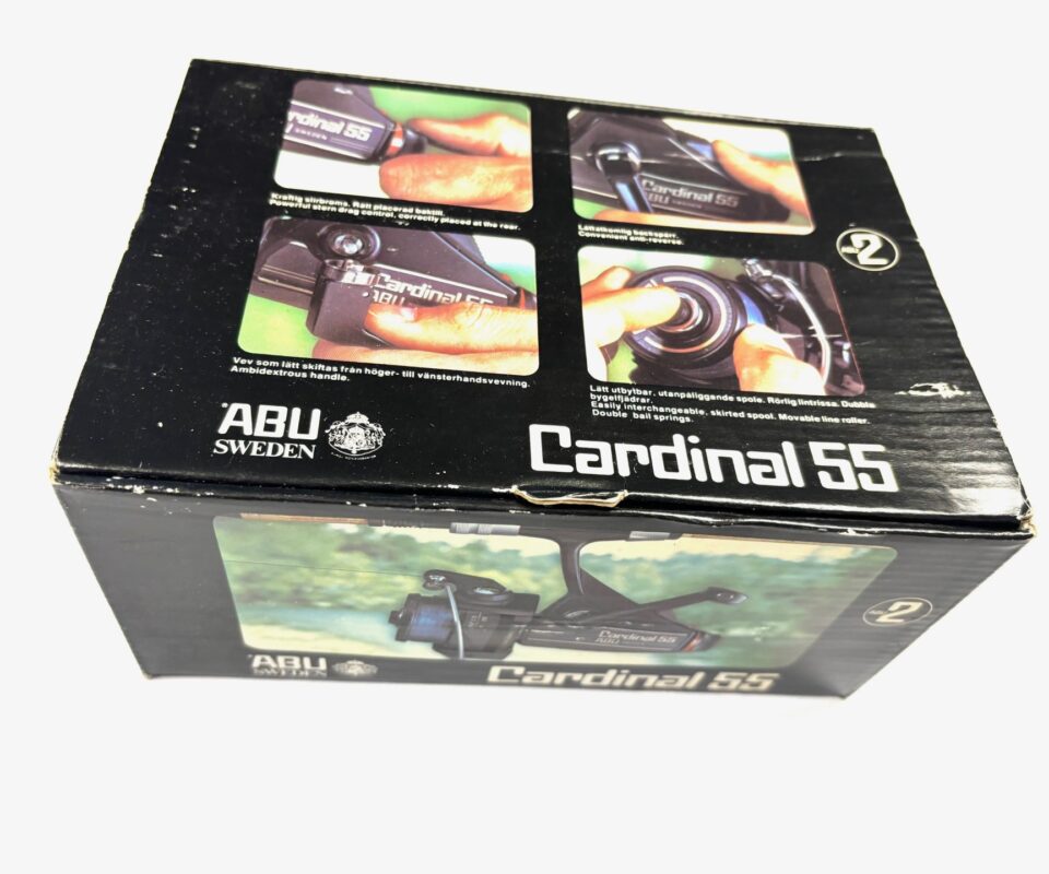 Abu Garcia Cardinal 55 Fixed Spool Spinning Reel Unused With Box