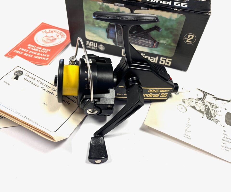 ABU Garcia Cardinal 55 スピニングリール Abu Garcia Cardinal 55 Fixed Spool Spinning Reel Unused With Box