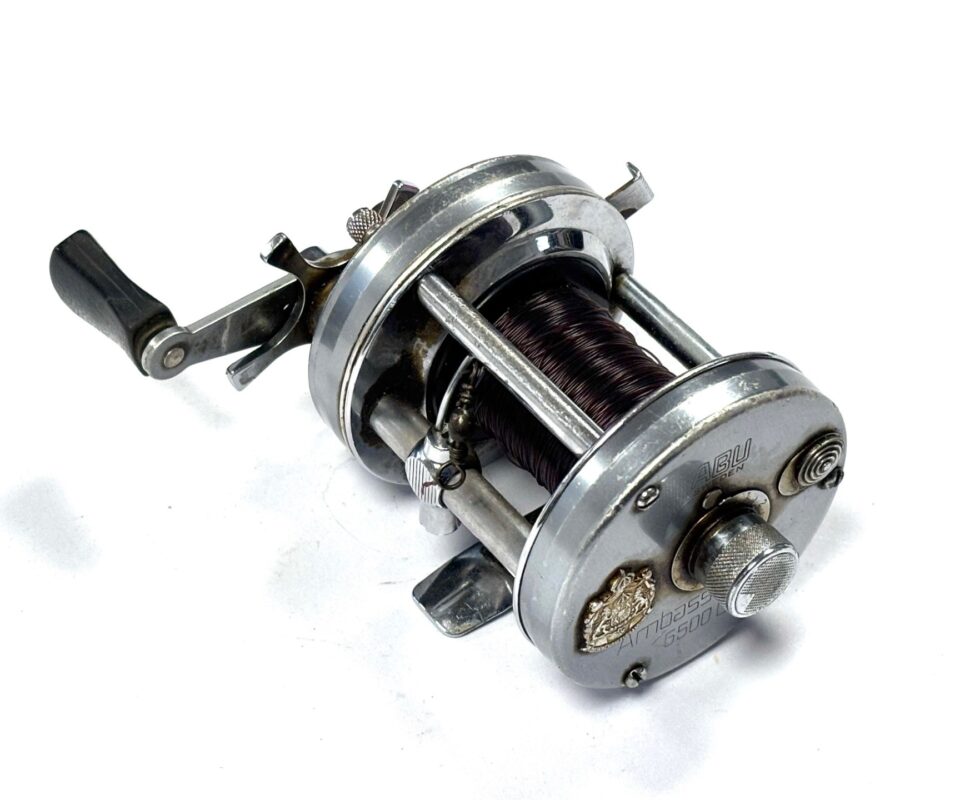   Abu Sweden Ambassadeur 6000 C silver high speed vintage reel