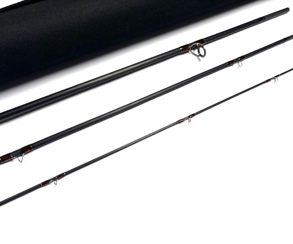   Michael Evans Longbow Arrowhead 9′ 9″ Trout Fly Rod Line #7/8 With Bag & Tube