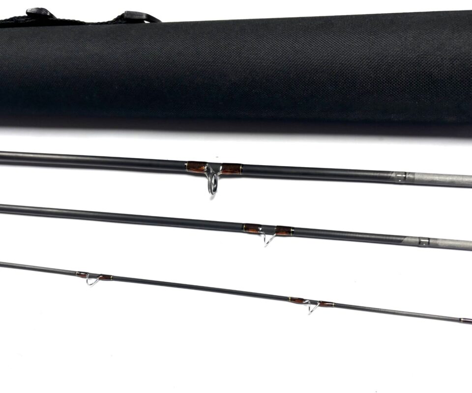   Michael Evans Longbow Arrowhead 9′ 9″ Trout Fly Rod Line #7/8 With Bag & Tube