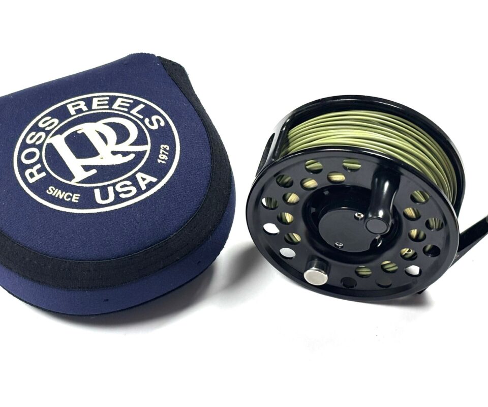   Ross 4" CLA 5 Salt Water Fly Reel With Pouch & Line