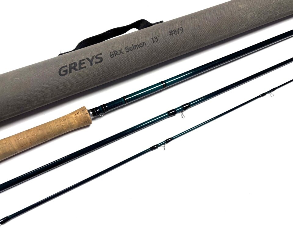   Greys GRX Salmon 13′ three piece line rated #8/9 in case