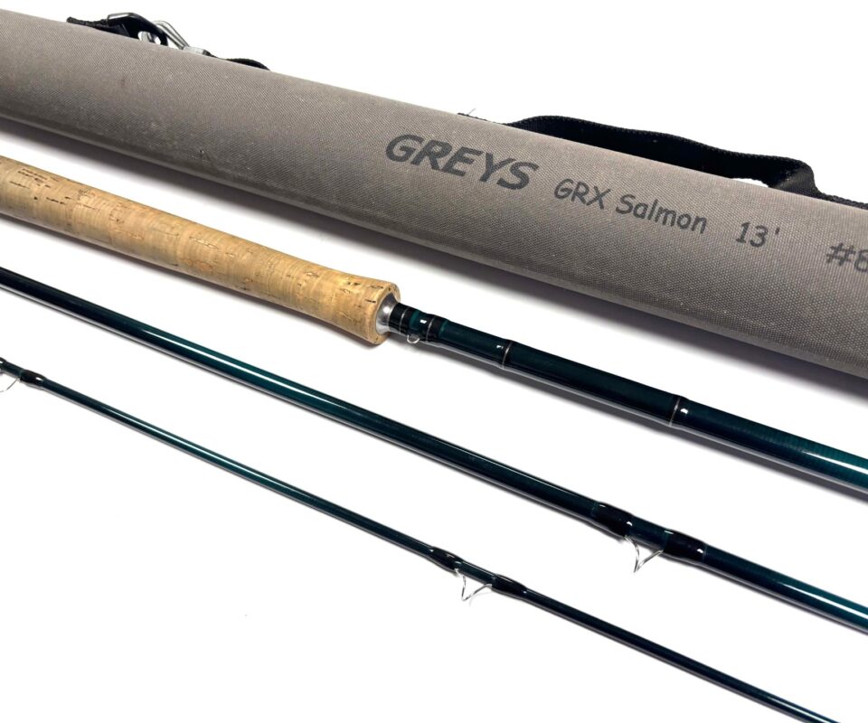   Greys GRX Salmon 13′ three piece line rated #8/9 in case