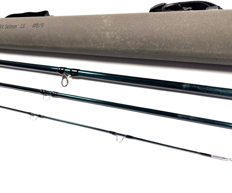   Greys GRX Salmon 13′ three piece line rated #8/9 in case