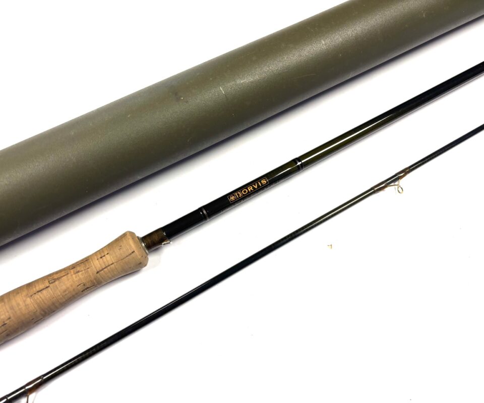   Orvis T3 10′ 2 Piece Mid Flex 7.5 Trout Fly Rod Line #7 With Bag & Case