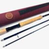 Hardy Elite 10′ 6" 3 piece carbon fly rod #7 with bag & tube