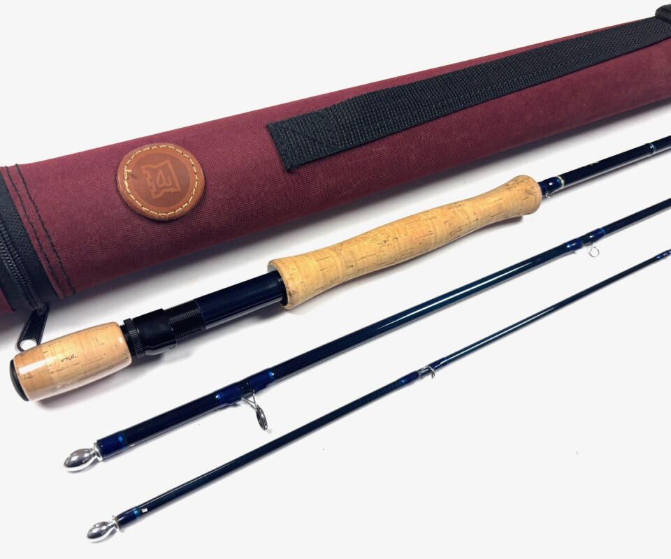   Hardy Elite 10′ 6" 3 piece carbon fly rod #7 with bag & tube