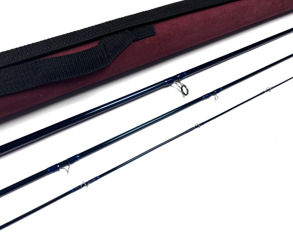  Hardy Elite 10′ 6" 3 piece carbon fly rod #7 with bag & tube