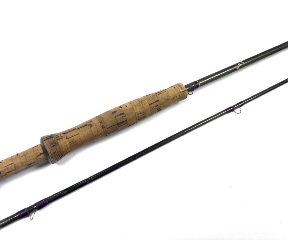   Hardy Graphite DeLuxe 9′ 2 Piece Carbon Trout Fly Rod #6/7 With Bag